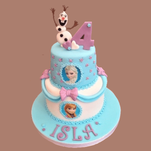 Bolo De Aniversário Frozen- O Gato Comeu-Te a Língua